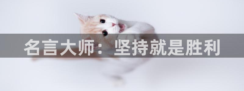 oety欧亿体育官网下载平台注册要钱吗安全吗:名言大师:坚持